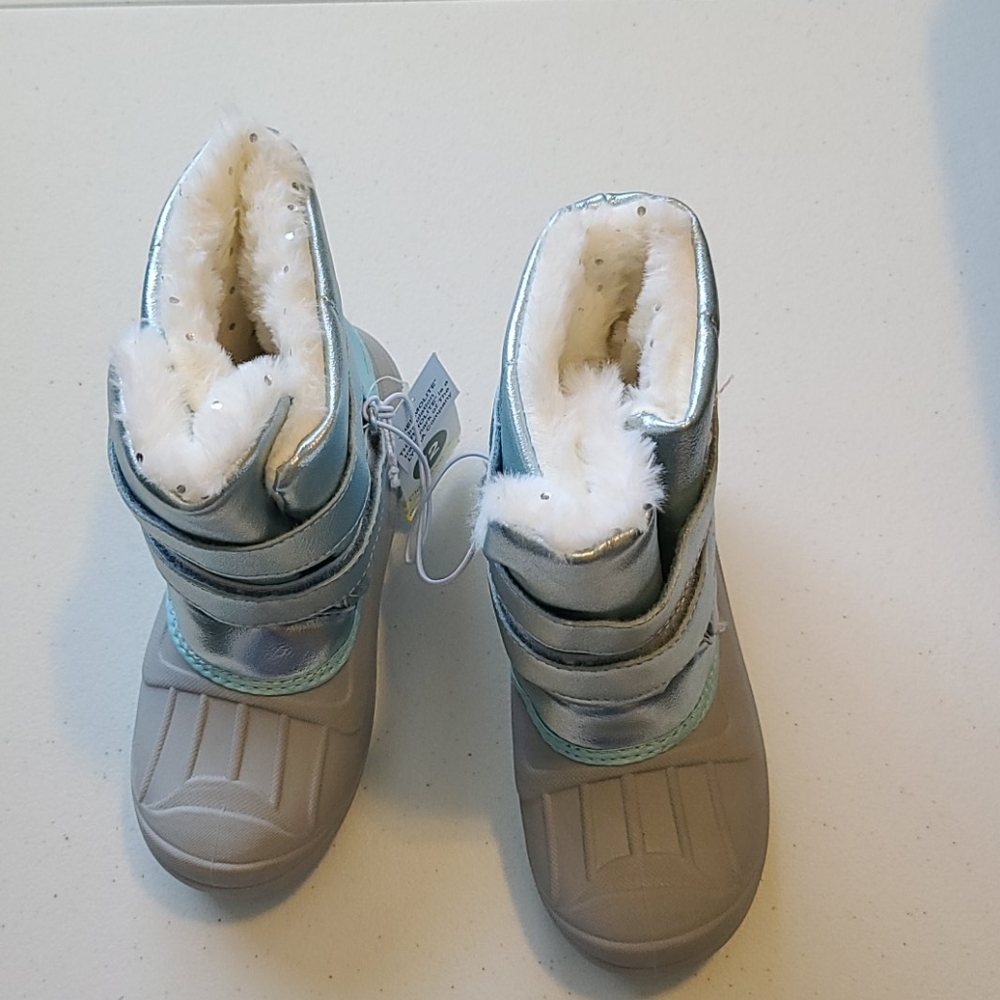 Toddler girls Lev winter boots blue